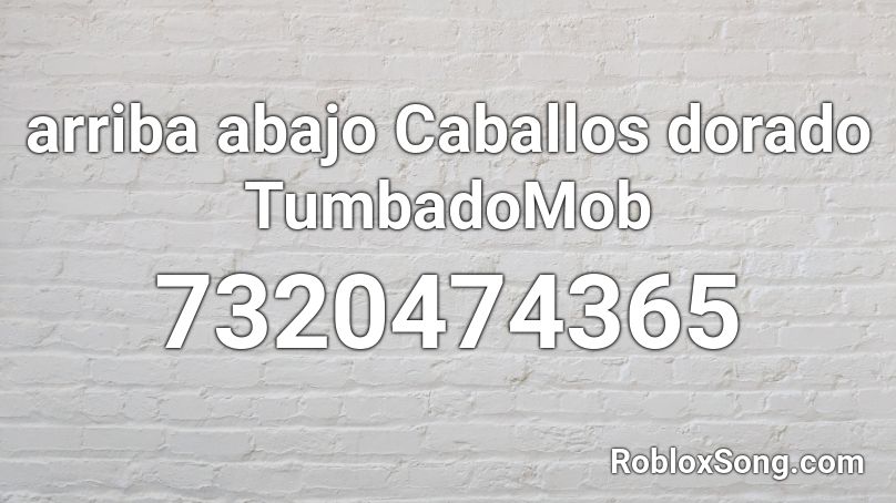 arriba abajo Caballos dorado TumbadoMob Roblox ID