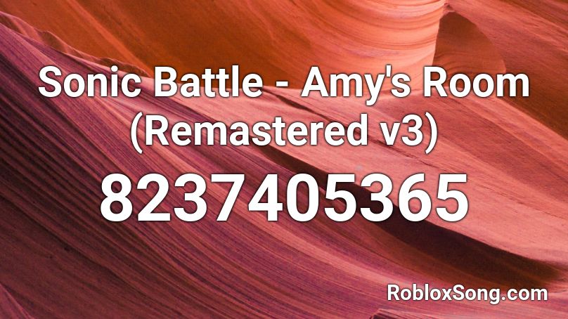 Sonic Battle - Amy's Room (Remastered v3) Roblox ID