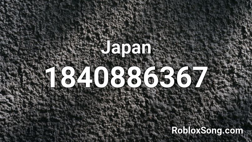 Japan Roblox ID