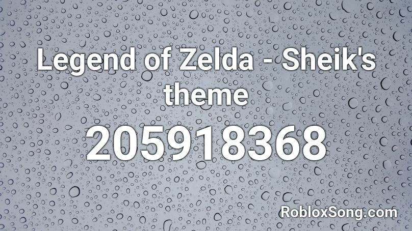 Legend of Zelda - Sheik's theme Roblox ID