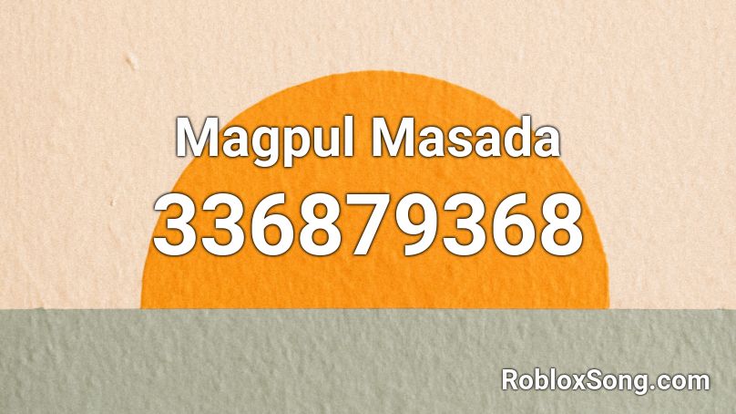 Magpul Masada Roblox ID