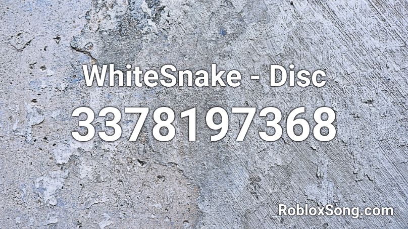 WhiteSnake - Disc Roblox ID