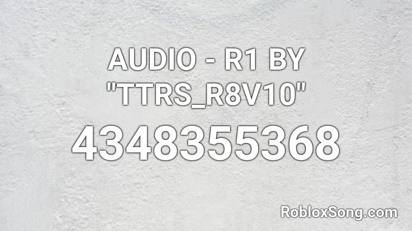 AUDIO - R1 BY 