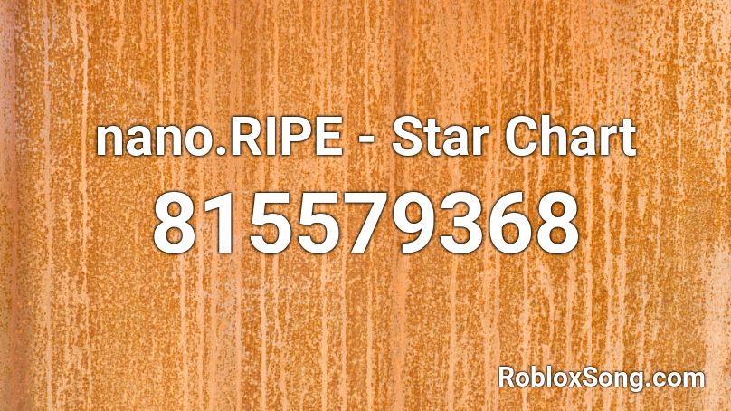 nano.RIPE - Star Chart Roblox ID