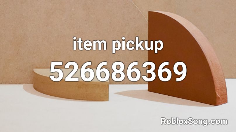 item pickup Roblox ID