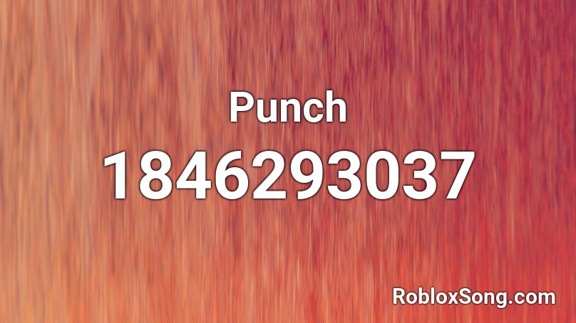 Punch Roblox ID