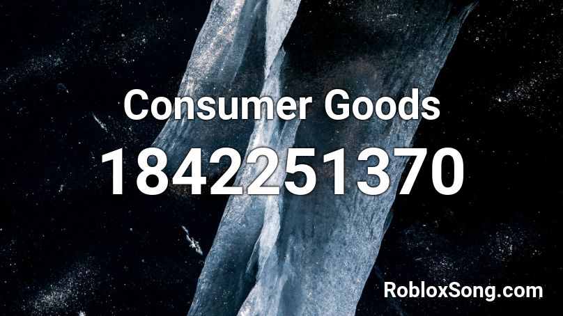 Consumer Goods Roblox ID