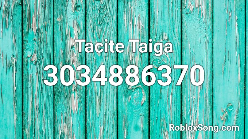 Tacite Taiga Roblox ID