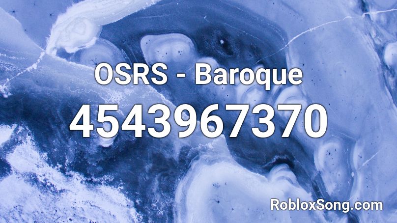 OSRS - Baroque Roblox ID