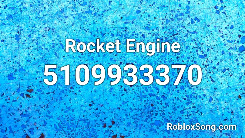 Rocket Engine Roblox ID