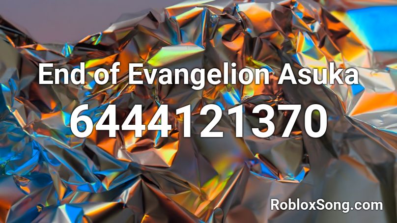 End of Evangelion Asuka Roblox ID