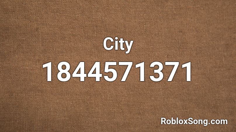 City Roblox ID