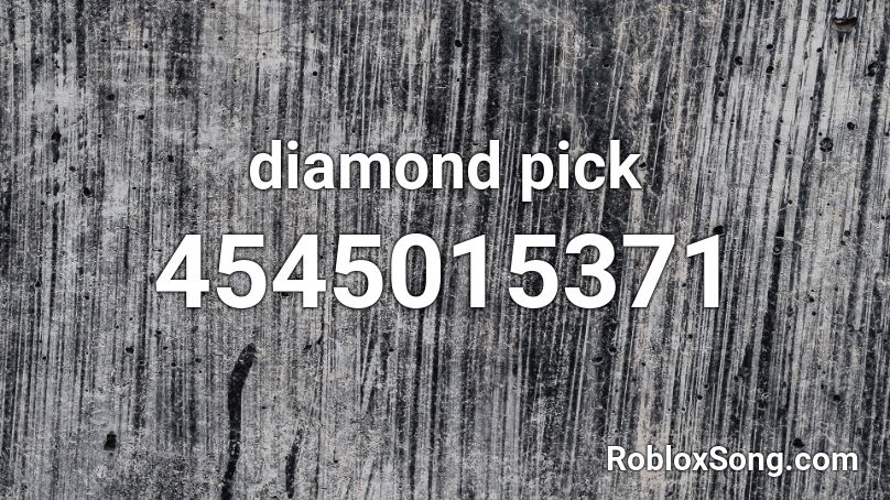 diamond pick Roblox ID