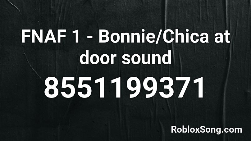 Roblox: fnaf bonnie [] music code/ID - video Dailymotion