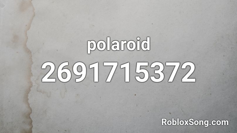 polaroid Roblox ID