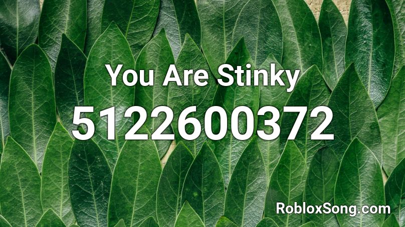 You Are Stinky Roblox ID