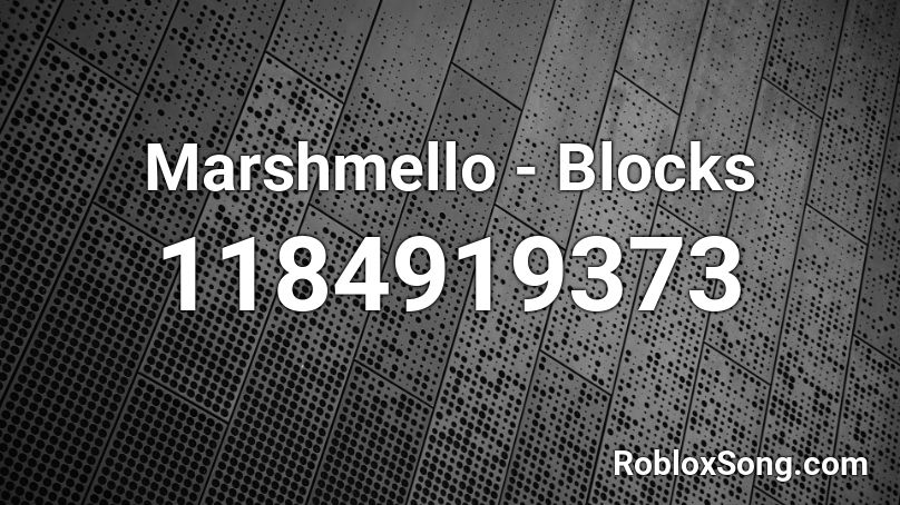 Marshmello - Blocks Roblox ID