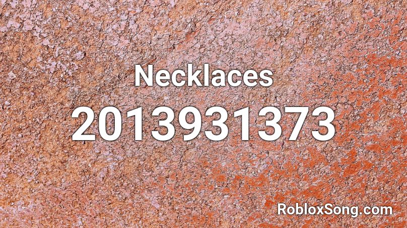 Necklaces Roblox ID