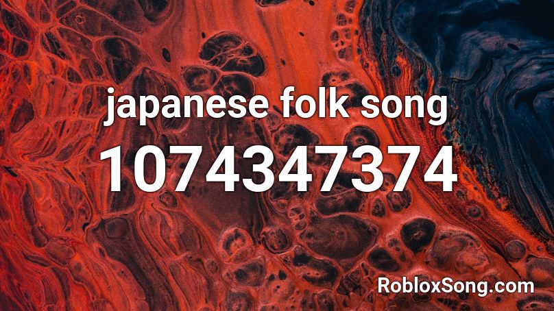 japanese folk song Roblox ID