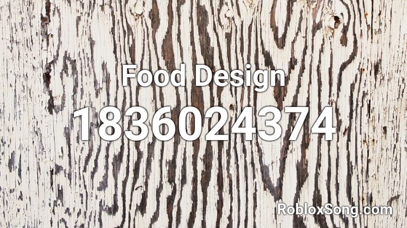 Food Design Roblox ID