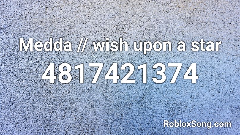 Medda // wish upon a star Roblox ID