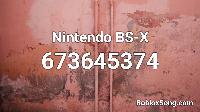Nintendo BS-X Roblox ID