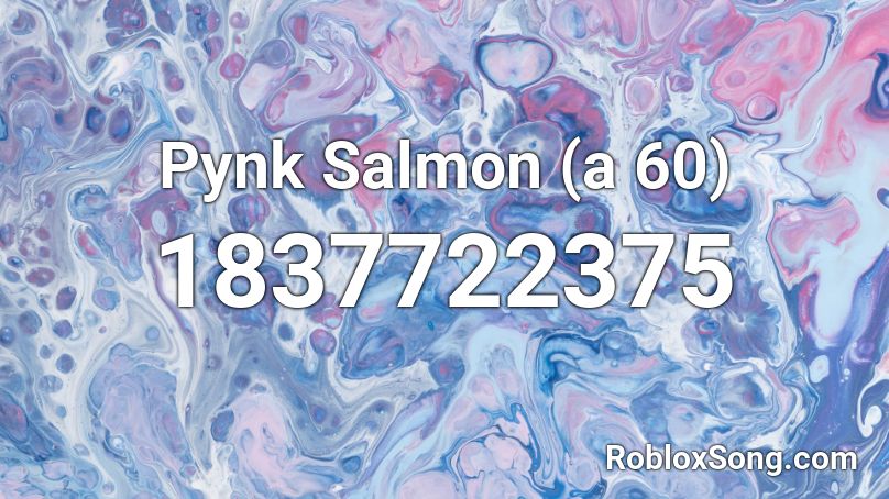 Pynk Salmon (a 60) Roblox ID
