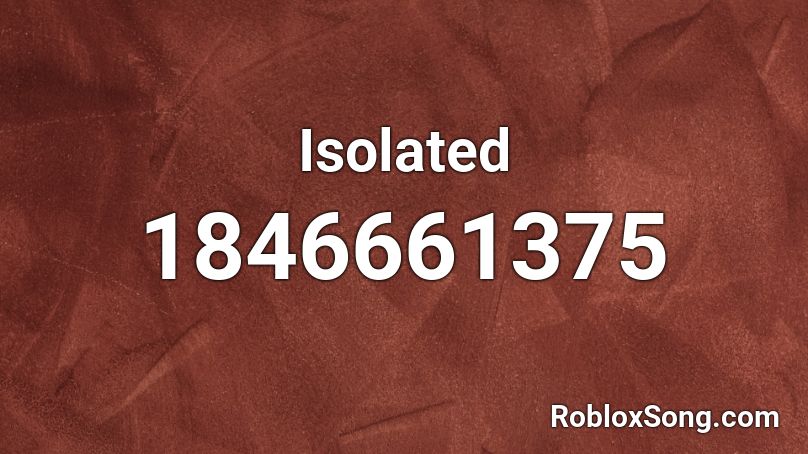 Isolated Roblox ID