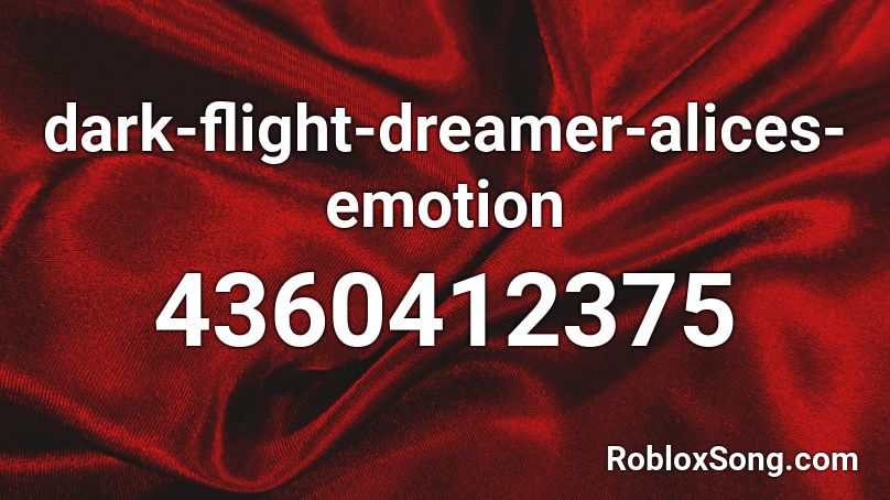 dark-flight-dreamer-alices-emotion Roblox ID