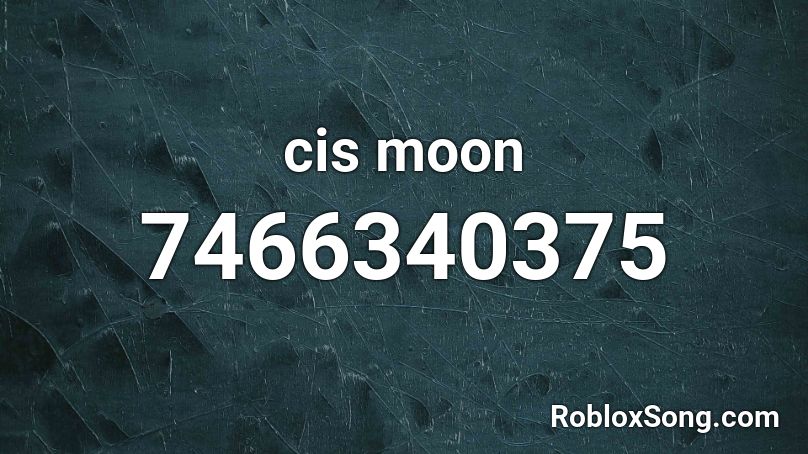 cis moon Roblox ID