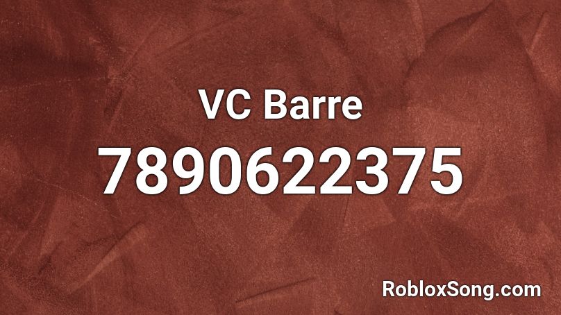 VC Barre Roblox ID