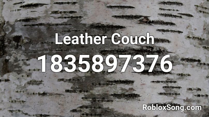 Leather Couch Roblox ID