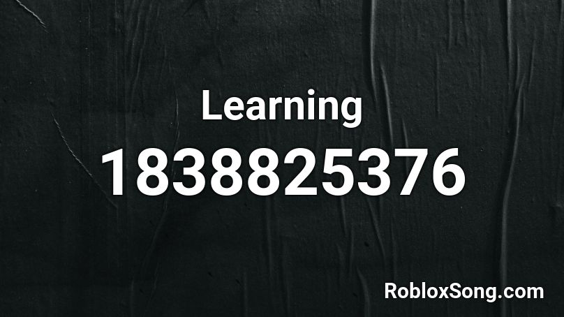 Learning Roblox ID