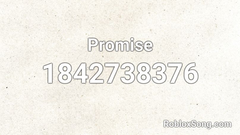 Promise Roblox ID