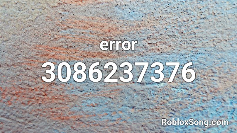 error Roblox ID