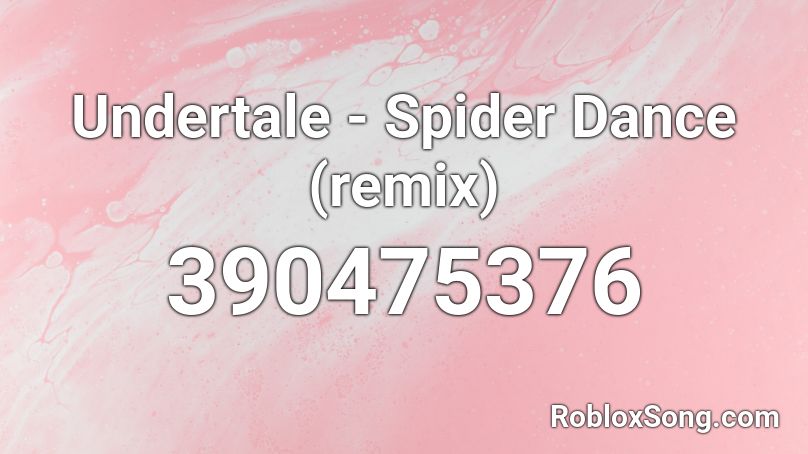 Undertale - Spider Dance (remix) Roblox ID