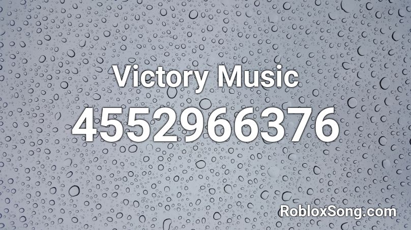 Victory Music Roblox ID