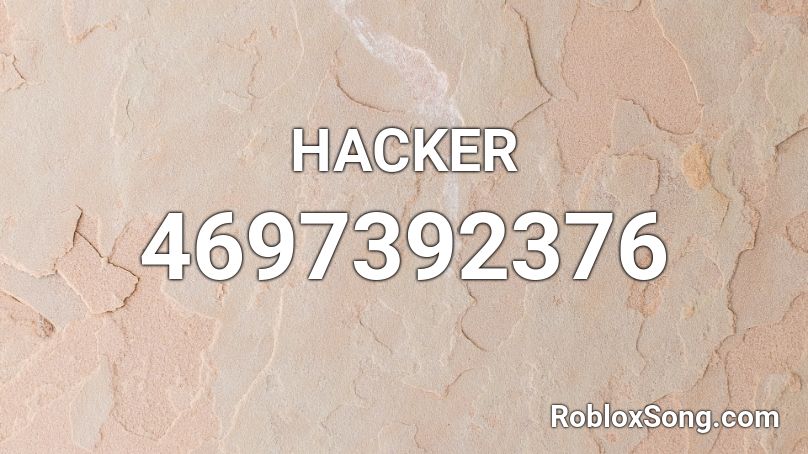 HACKER Roblox ID