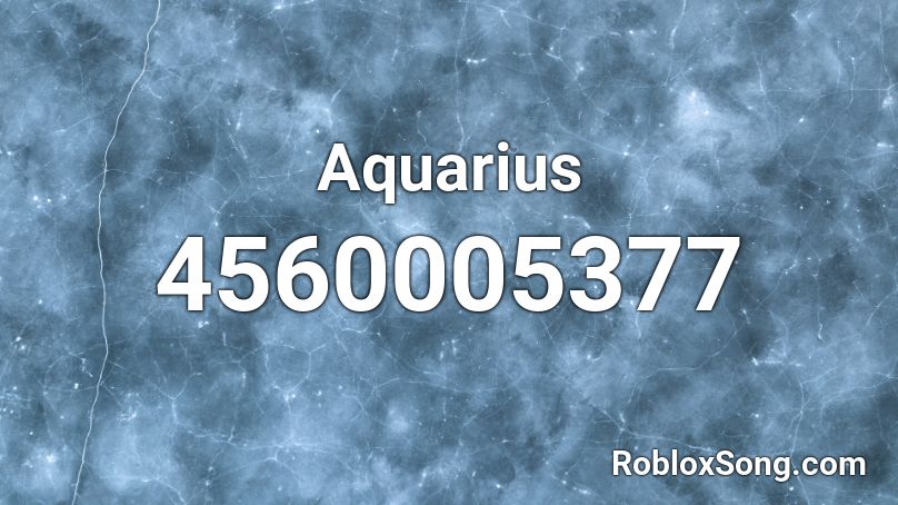 Aquarius Roblox ID