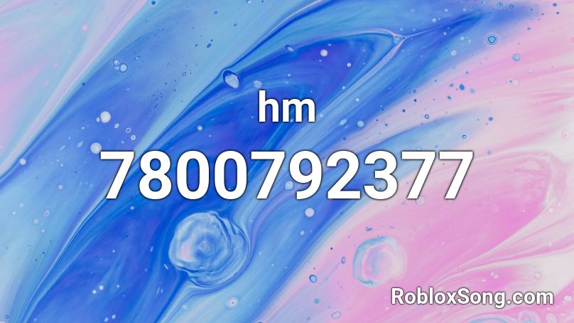 hm Roblox ID