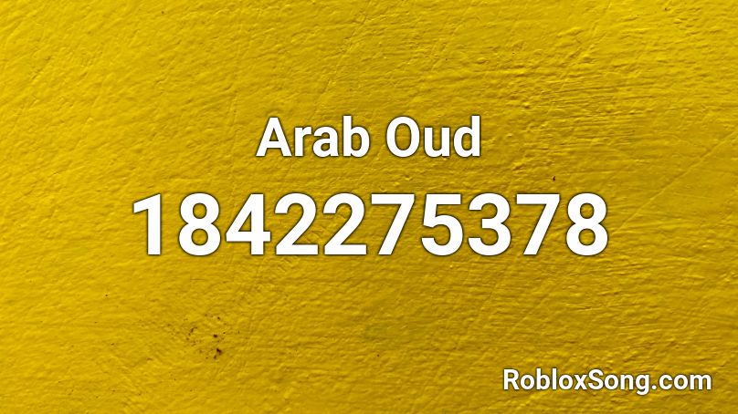 Arab Oud Roblox ID
