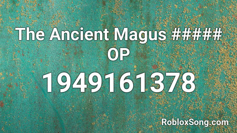 The Ancient Magus ##### OP Roblox ID