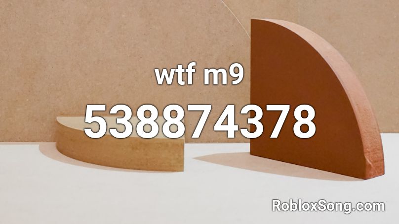 wtf m9 Roblox ID