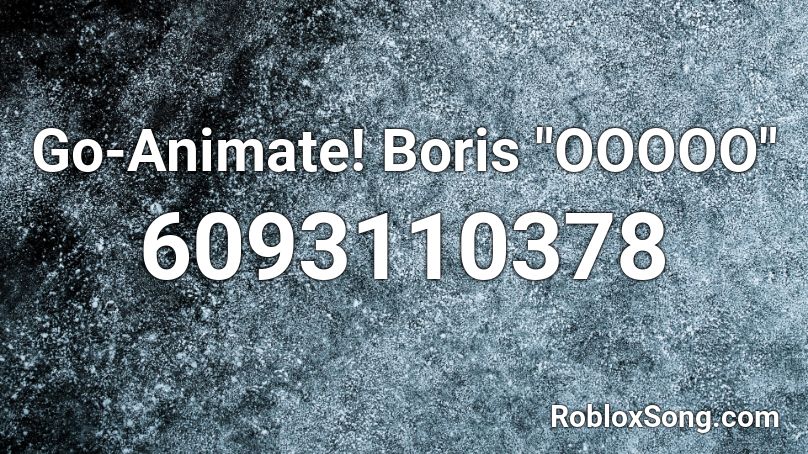 Go-Animate! Boris 