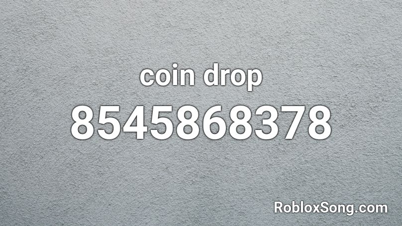 coin drop Roblox ID