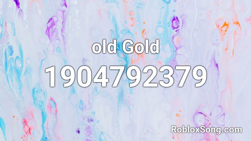 old Gold Roblox ID