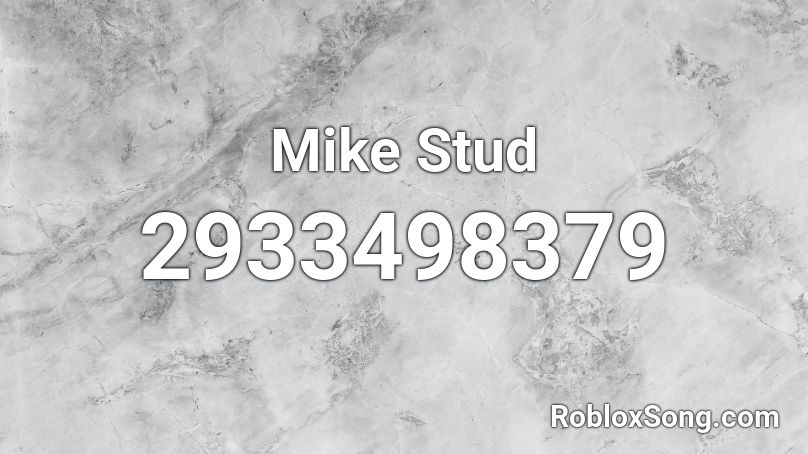 Mike Stud Roblox ID