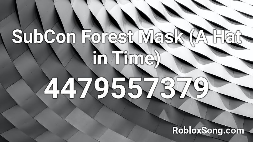 SubCon Forest Mask (A Hat in Time) Roblox ID