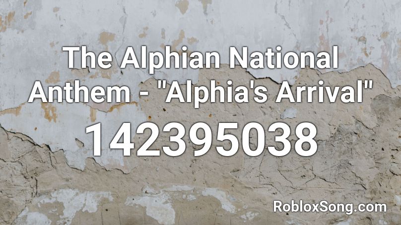 The Alphian National Anthem - 