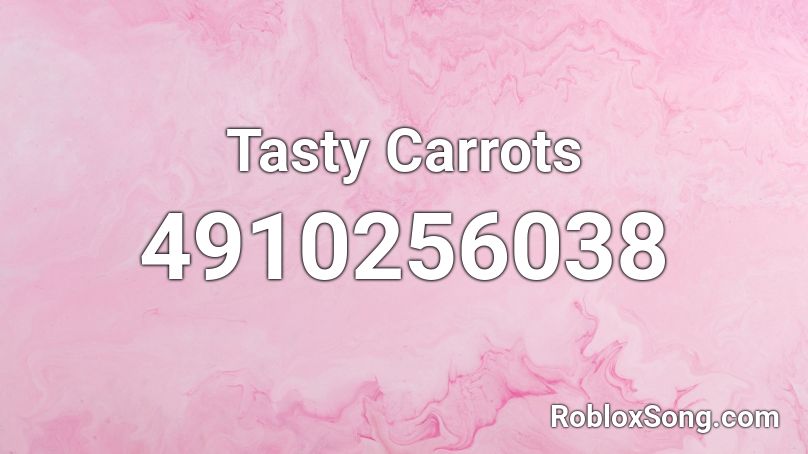 Tasty Carrots Roblox ID